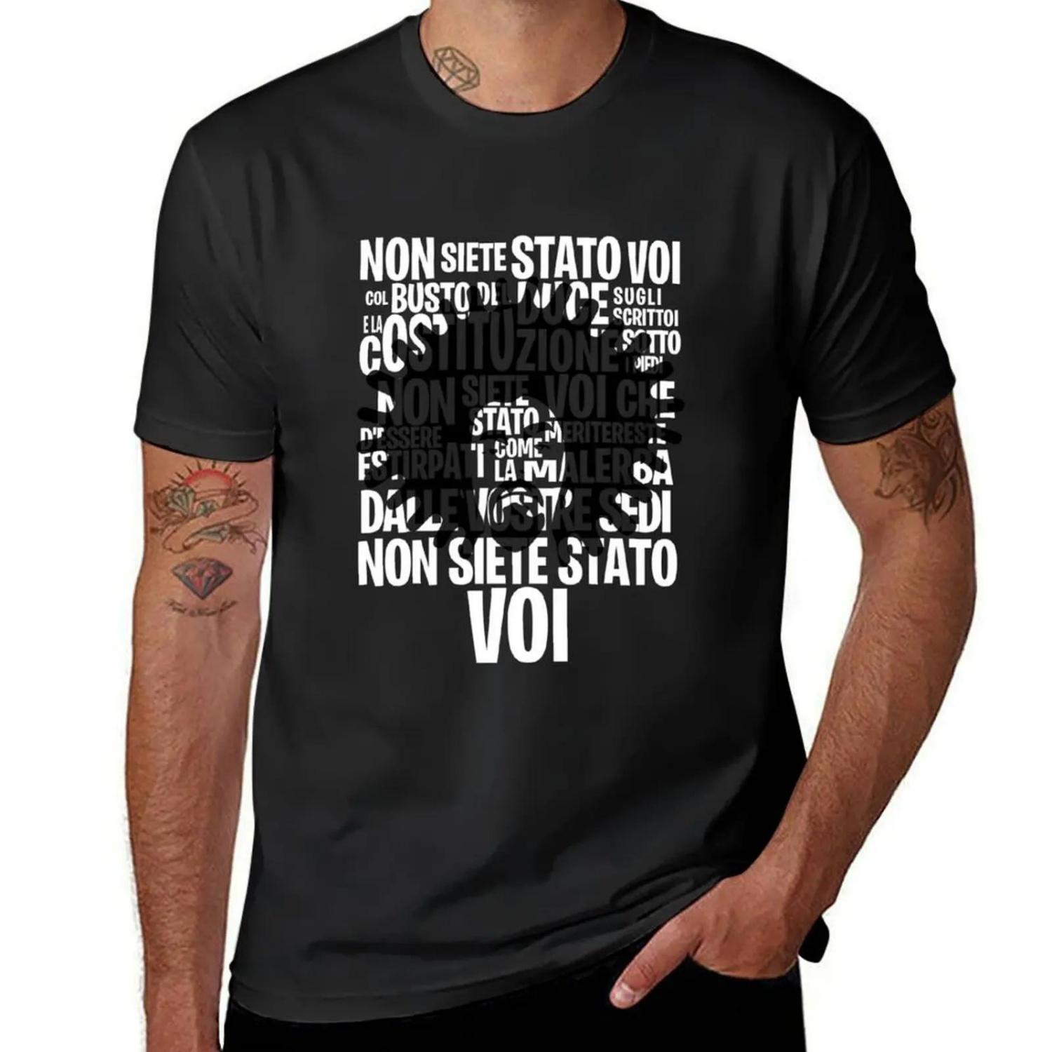 

Caparezza - Non Siete Stato Voi! T-Shirt Korean Fashion Anime Figures for a Boy Shirts Graphic Tee Men Tshirt S чёрный