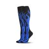 ALAIX Compression 1 and for and 221208T Socks, Pair, Men's Women's, Unisex, Sports, Soccer, Running, BlueFire-M