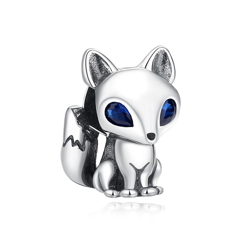 Original 925 Silver Charm Bead Love Dog Cat Paw Panda Firefly Pendant Charms Fit Bracelets Necklaces Women Jewelry