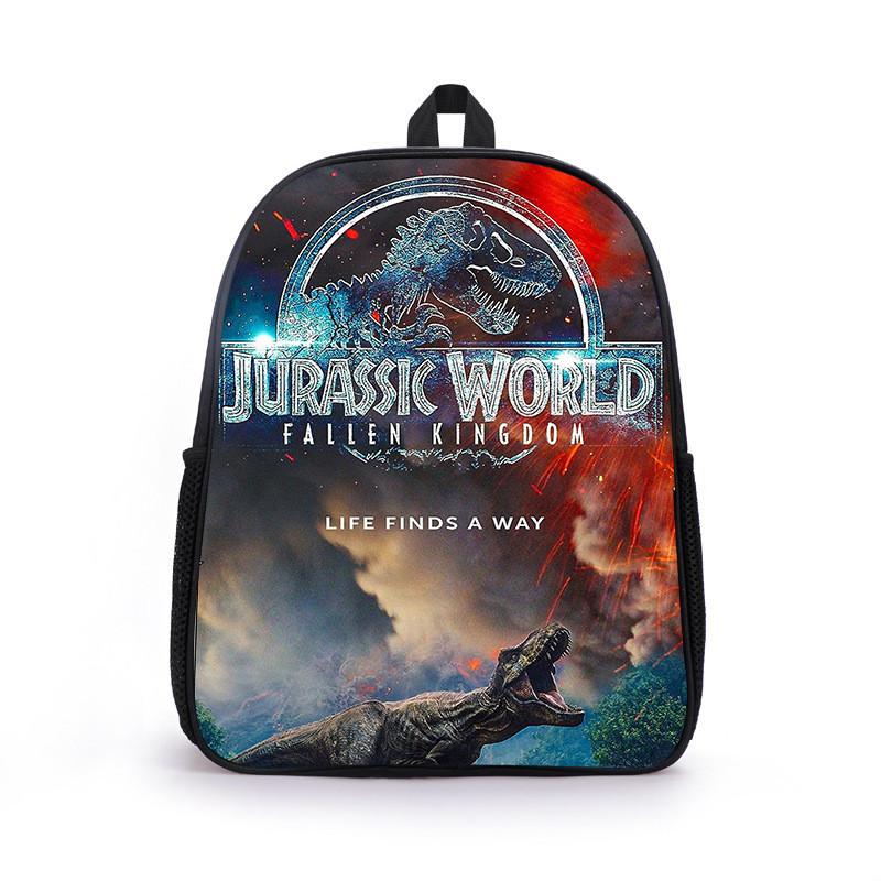 Dinosaur Animal Print Design Kids Lightweight Backpack For School Travel