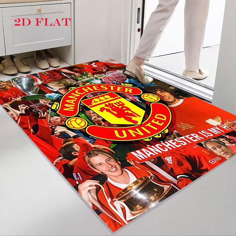 Raw MUFC Passion Carpet Rug for Living Room Bedroom Home Sofa Decoration,Kids Play Nonslip Floor Mat