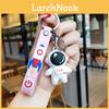 Cartoon Astronaut Keychain Adorable Silicone Bag Charm For Couples Creative Gift