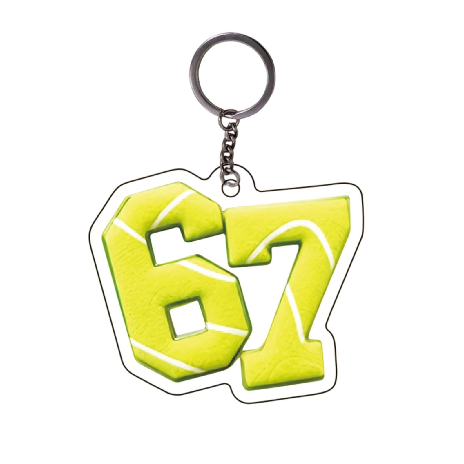 

2D Acrylic Flat Bag Decoration Pendant One Size