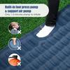 Inflatable Double Sleeping Pad Extra Thick 5 Inch Sleeping Pad Mat Air Mattress with Built In Pump for Camping