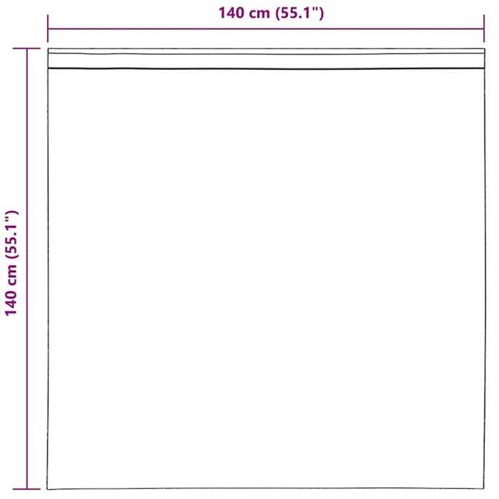 VidaXL Rideaux en voile avec boucles 2 pcs rose 140x140 cm, rideau en filet, rideau transparent, voile de fenêtre, 4102286