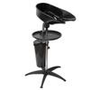 Barbershop Shampoo Basin Mobile Sink With Drain Stainless Steel Pipe Support Adjustable Height Pro Salon Accessories Tools