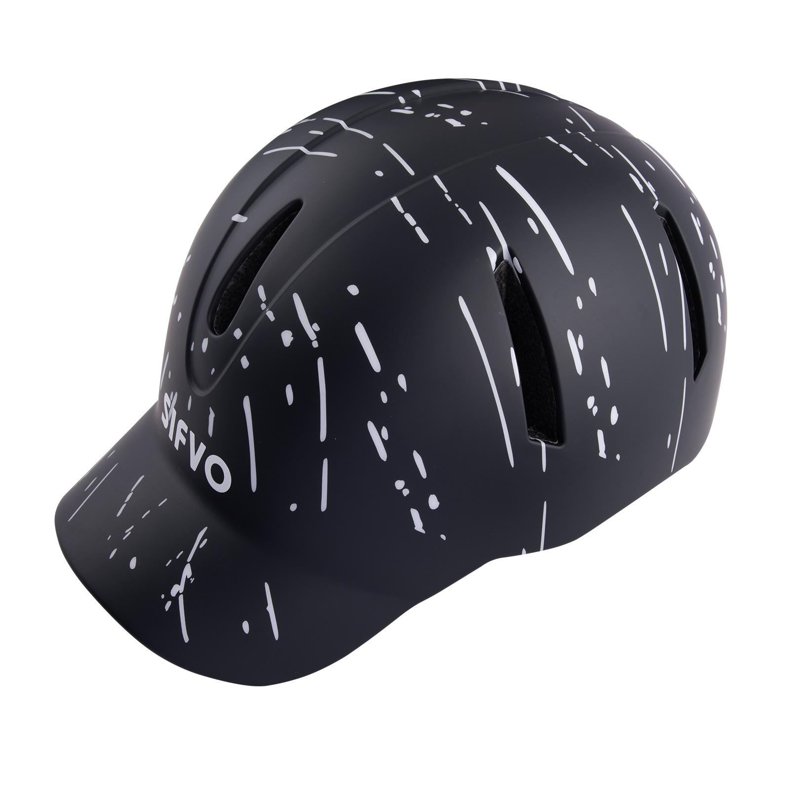 

Велосипедный шлем для езды на шоссе и пригородных поездов, шлем для взрослых, шлем для езды на велосипеде на открытом воздухе, шлем для езды на скутере 56-61cm черный белый