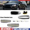 For Mitsubishi Mirage Lancer Smoked/Clear Sequential White LED Side Marker Light