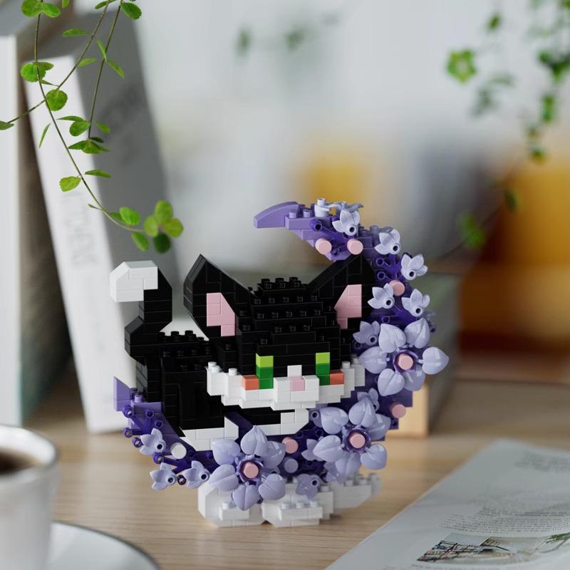 Secret Garden Flower Building Blocks: Rose & Carnation Potted Plant Toy - Perfect for Children's Play and Teacher's Day Gifts