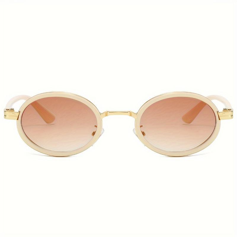 Неполяризованные шикарные овальные модные солнцезащитные очки для женщин и мужчин - — фото 18