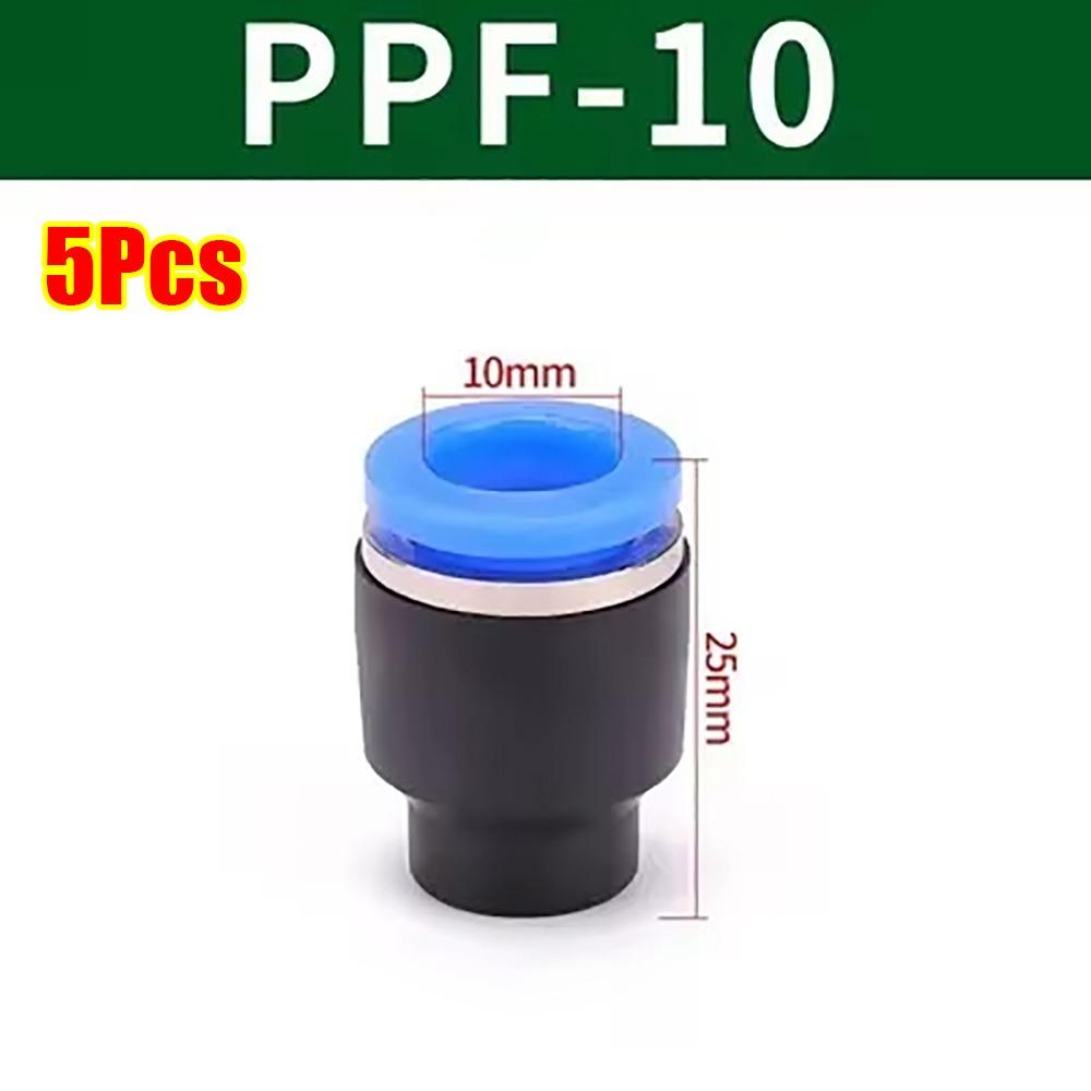 5Pcs New PPF Pneumatic Connector Plastic 4/6/8/10/12/14/16mm Air Hose Sealing Connector Hose Adapter Pipe Fitting