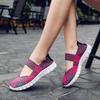 Women's Casual Running Breathable Knitted Mesh Fabric Dance Sneaker Shoes