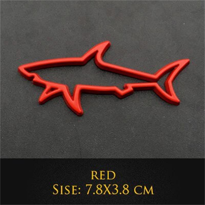 

1 шт., автомобильная наклейка, полая рыбья акула, эмблема, значок, наклейки