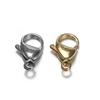 20pcs 9/10/12/15mm Stainless Steel Lobster Clasps Jewelry Finding DIY Clasp Hooks Necklace & Bracelet Chain Jewelry Components