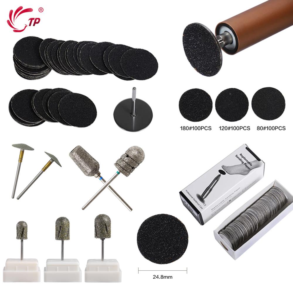 Pedicure Nail Drill Bit Diamond Foot Callus Cuticle Cutter For Pedicure Accessories Milling Cutter Pedicure Drill Rotary Bits