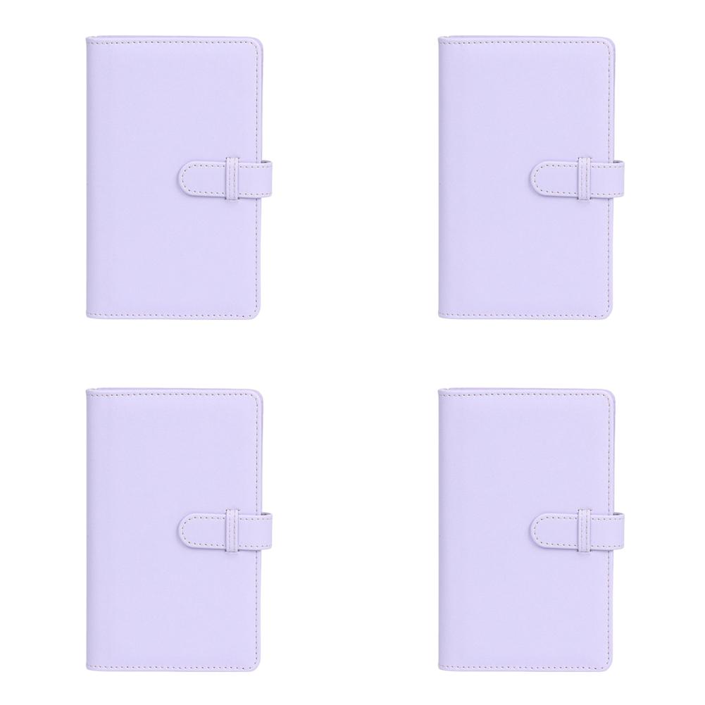 

108 листов альбома для карточек большой емкости, модный дизайн для коллекции (фиолетовый)