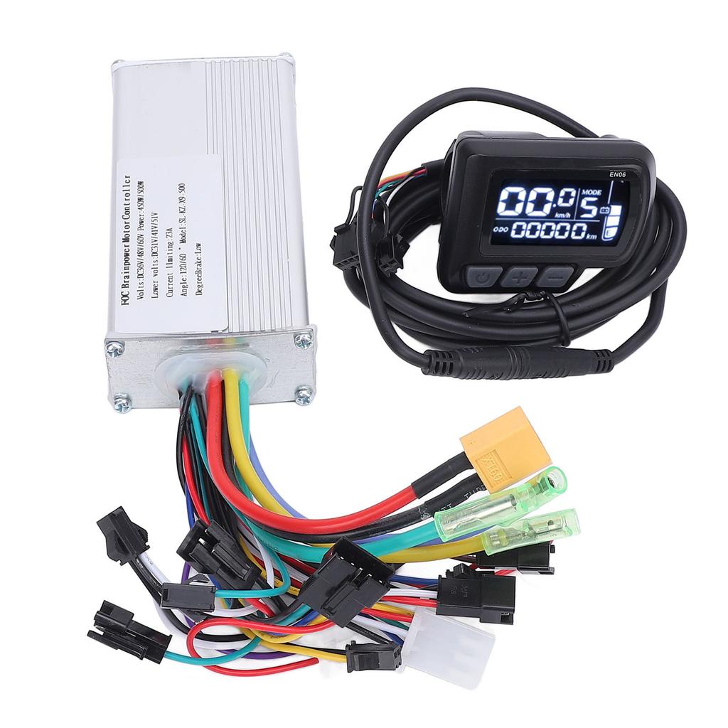 Electric Cycle Brushless Controller LCD Display Mini Meter 36V 48V 60V 450W 500W Intelligent Sine