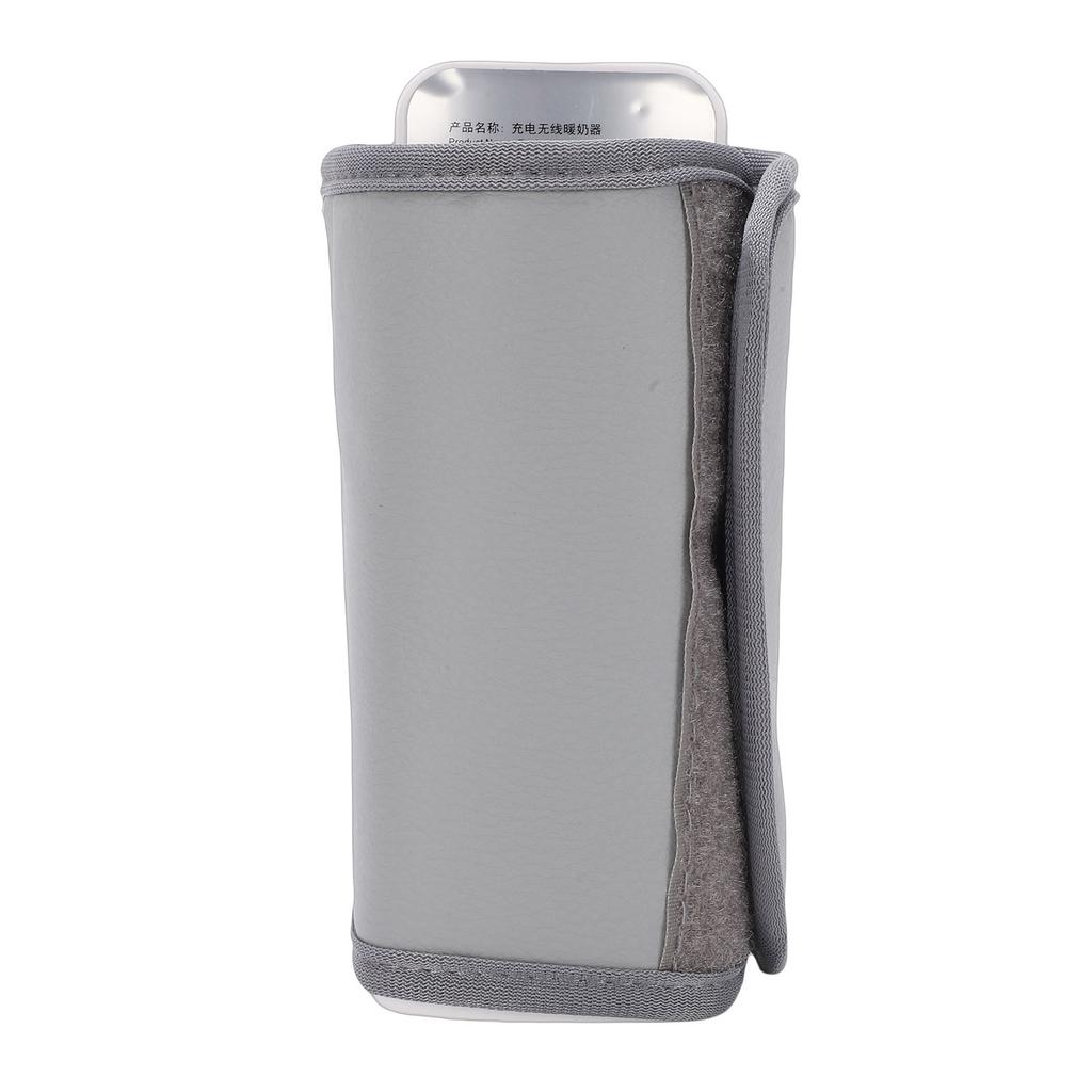 Milk Bottle Warmer Light Grey Rechargeable Fast Heating 5 Speed Temperature Control Travel Easy Baby Bottle Warmer for