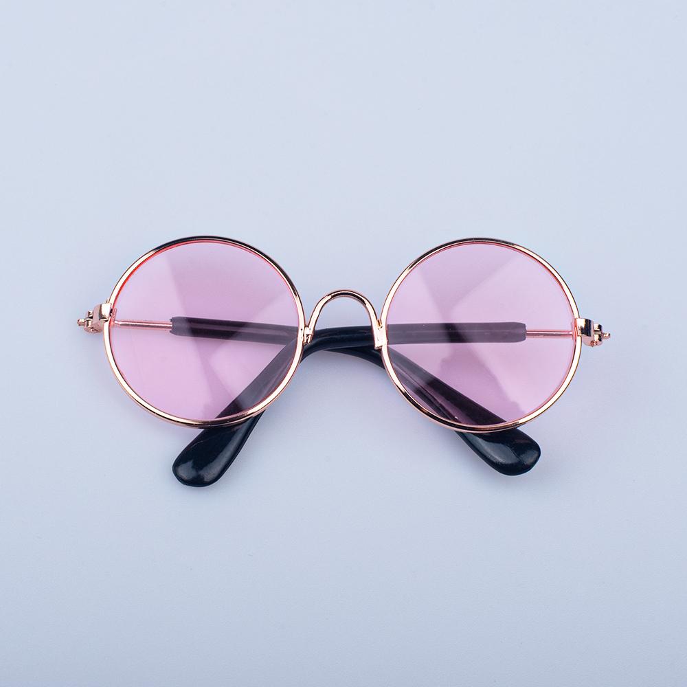 

8 см милые винтажные круглые солнцезащитные очки для домашних животных, отражающие очки для маленьких собак, кошек, животных, реквизит для фотографий, аксессуары