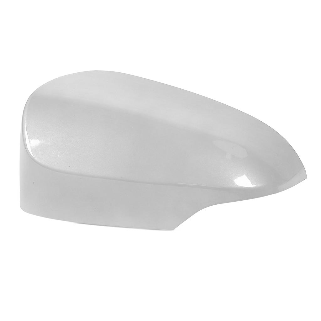 Door Side Mirror Caps Shockproof Scratch Resistant Rearview Wing Mirror Cover Replacement for Vehicle Silver Left: