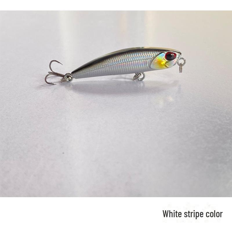 "4.8g 5cm Plastic Sinking Pencil Lure - Simulated Fish Design for Fishing"