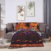67 Meme Halloween Haunted Spooky  Warm Blanket  Camping Plush Throw Blanket Living Room Flannel Bedspread Sofa Bed Cover