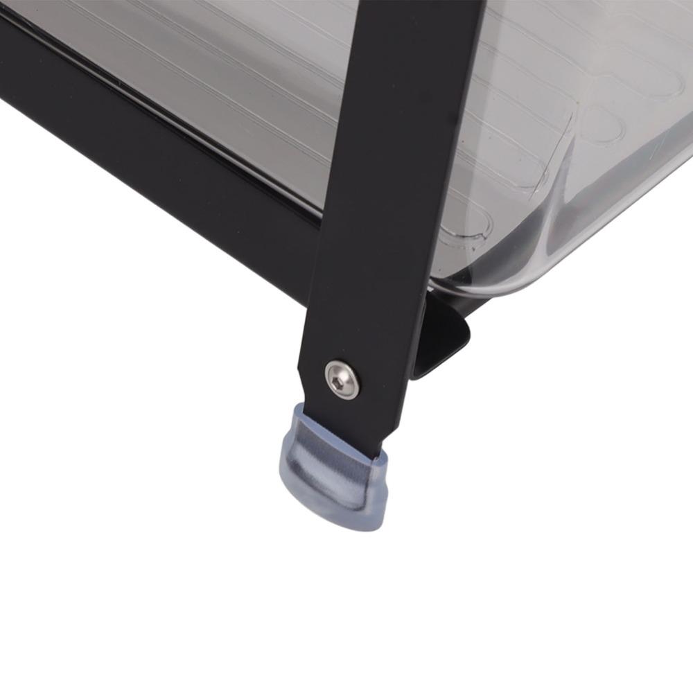 PET Clear Drawer Under Counter Organizer Anti Slip Foot Pull Out Drawer Basket for Kitchen Cabinet