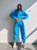European and American fashion casual women's solid color long-sleeved waist cardigan hooded sweater strappy pants two-piece set