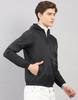 Rock.It Men's Regular Fit Solid Hooded Full Sleeve Jacket