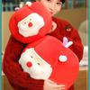 Plush Doll Santa Claus Decorative Cushion Christmas Kid Gifts Decor Home