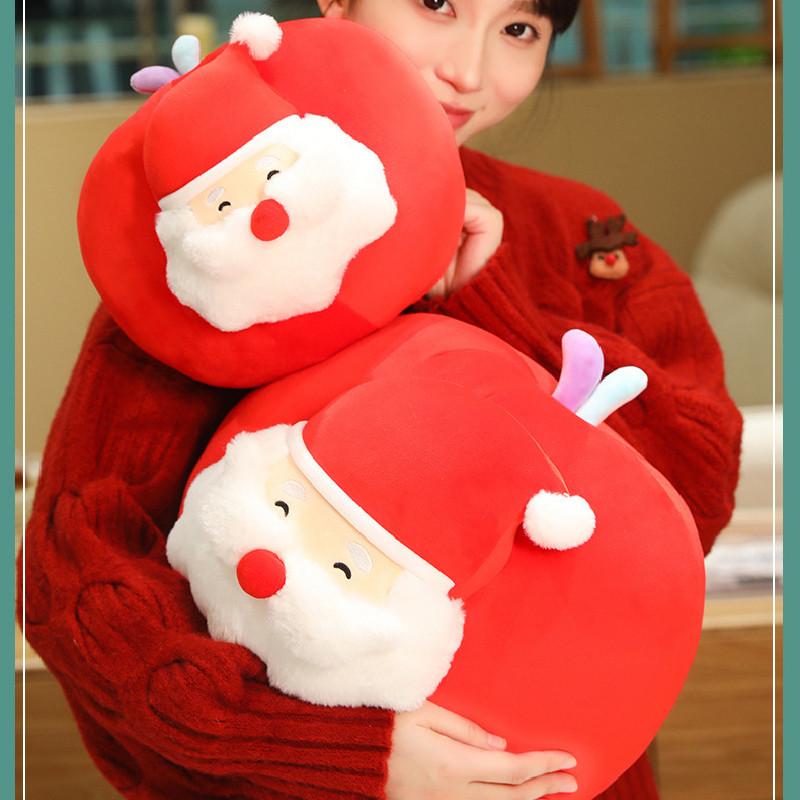 Plush Doll Santa Claus Decorative Cushion Christmas Kid Gifts Decor Home