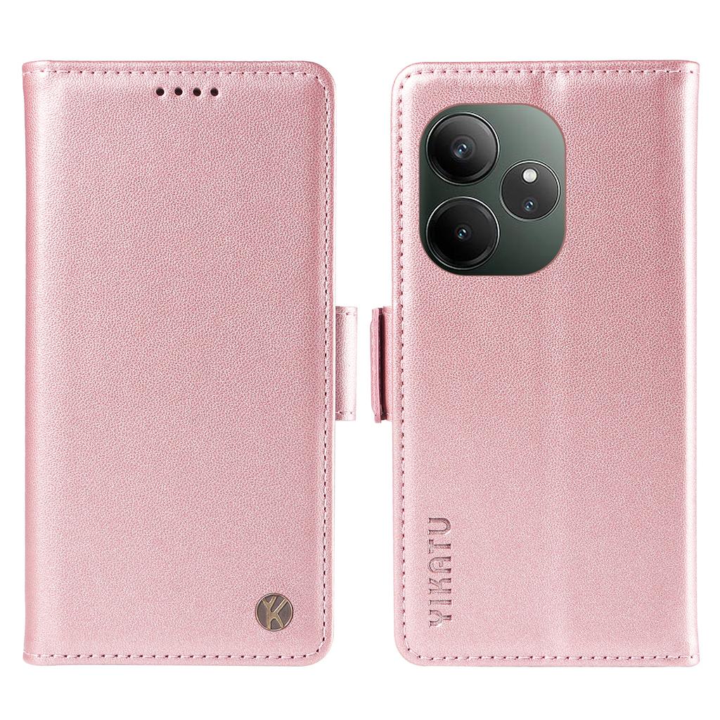YIKATU YK-003 For Realme GT 6 5G Case Wallet Flip Shockproof PU Leather Phone Cover