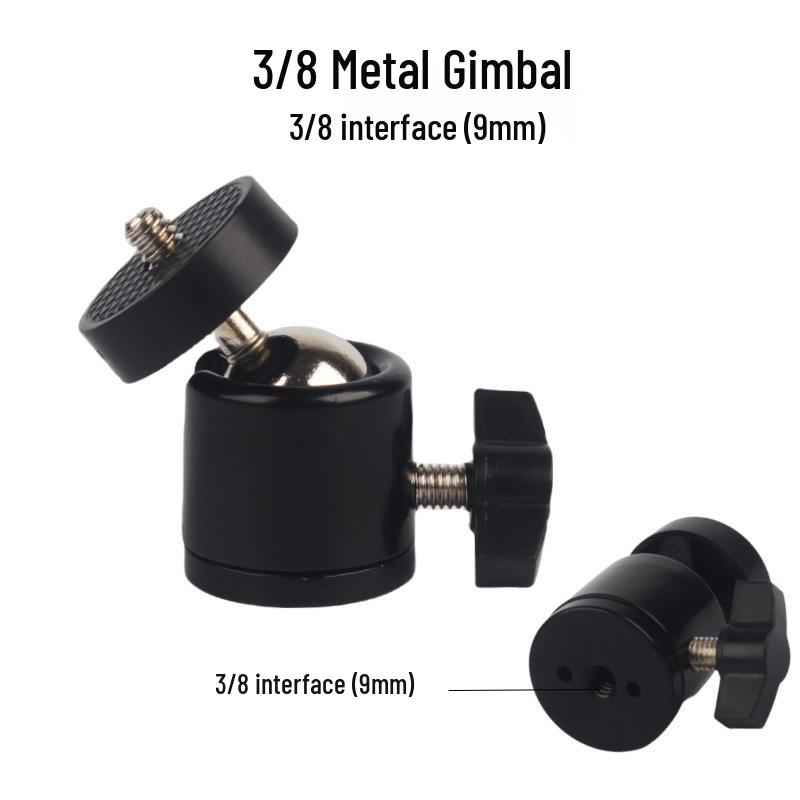Universal Phone Clip & Tripod Stand with Rotating Head and Horizontal/Vertical Positioning