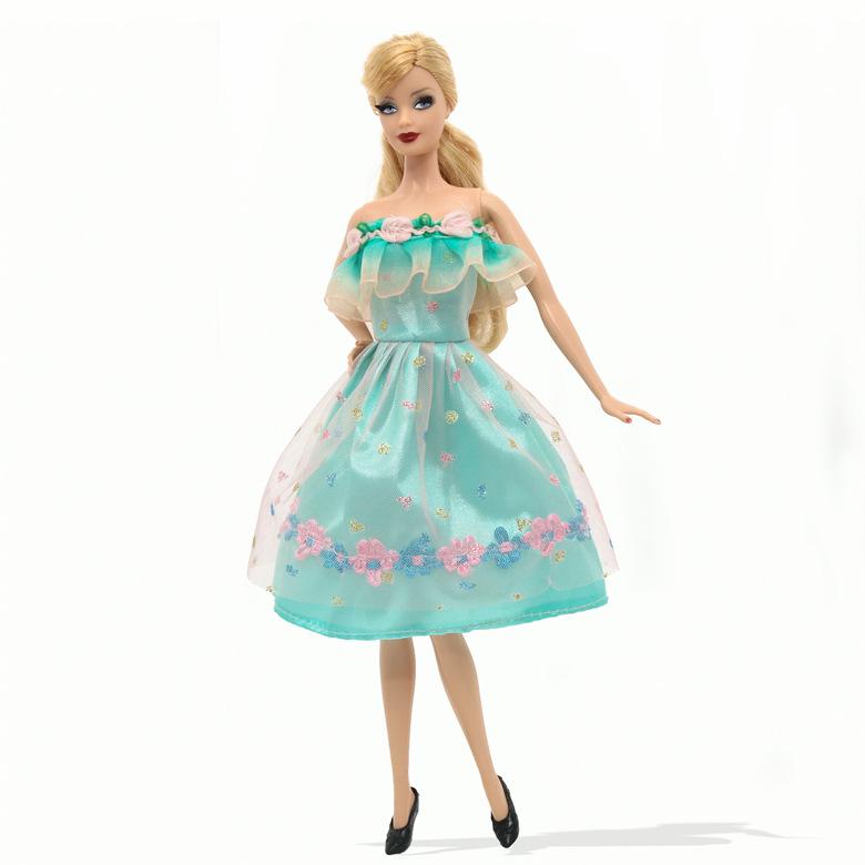 

Набір одягу для ляльки Барбі ручної роботи 30 см Елегантна вечірня сукня Плаття для вечірки Модний наряд Аксесуари для ляльки Костюм принцеси для дітей Подарунок