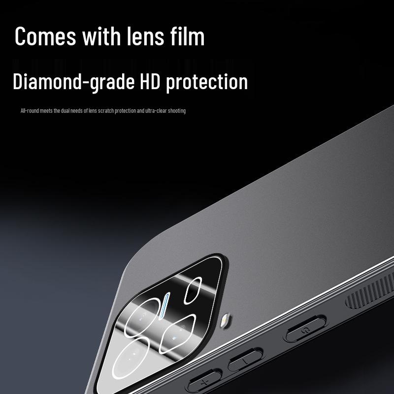 iQOO 15 Ultra Frosted Metal Case with Lens Protection - Solid Color, Drop-Resistant for iQOO 12/13.
