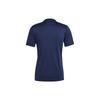 adidas Logo Print V-Neck Pullover Short Sleeve T-Shirt Men T-Shirts Blue HR2631