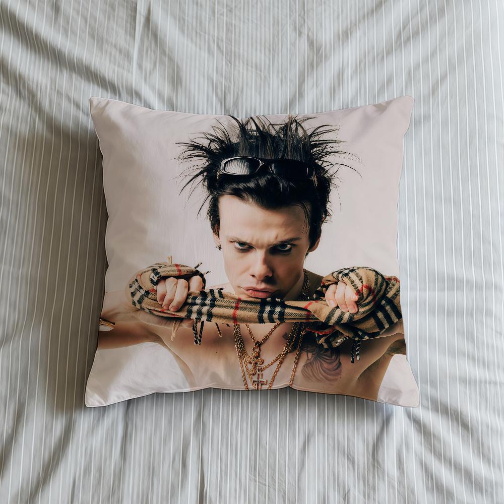 Cushion Cover Soft English Y-YUNGBLUDS-ES Case Sofa Living Room Home Comfortable Singer Office Decor Protective Pillow Idols