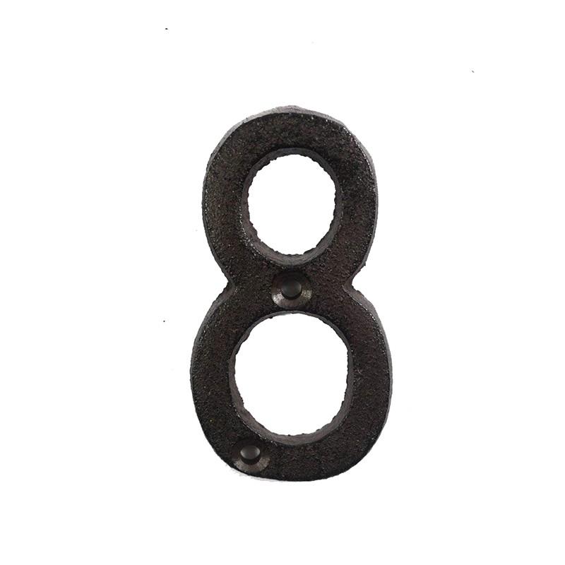 ??? Metal Letters Numbers Cast Iron Decoration House Sign Doorplate DIY Cafe Wall