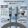 240W Fast Charge PD Type C Liquid Silicone Cable 1.4M Usb Cable Usb C To C Charger Cable for iPhone17 Samsung Xiaomi Huawei