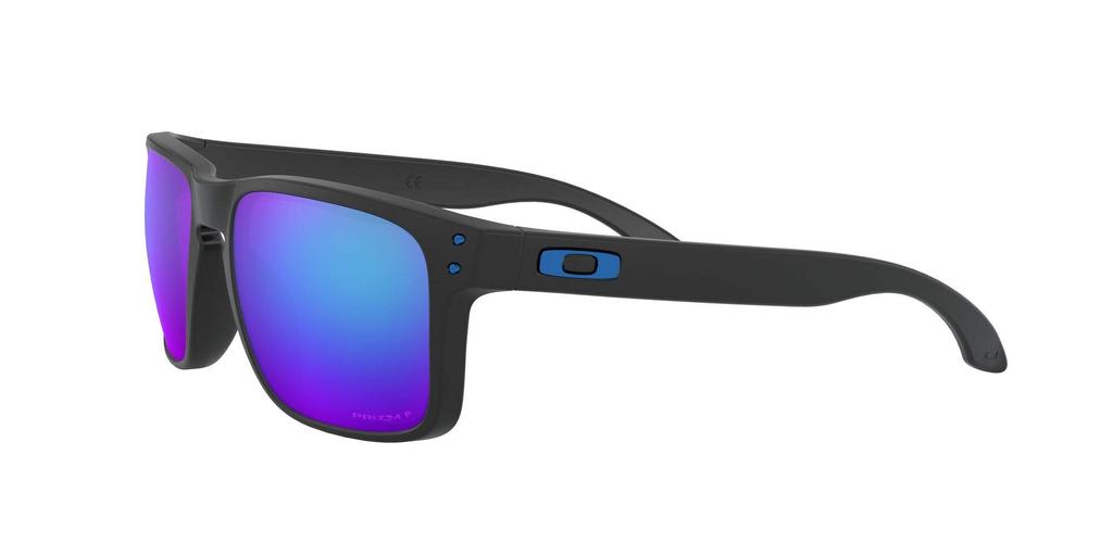 Sunglasses OO9244 HOLBROOK MATTE BLACK WITH PRIZM SAPPHIRE POLARIZED LENS Polarized Prizm [Oakley] (A)