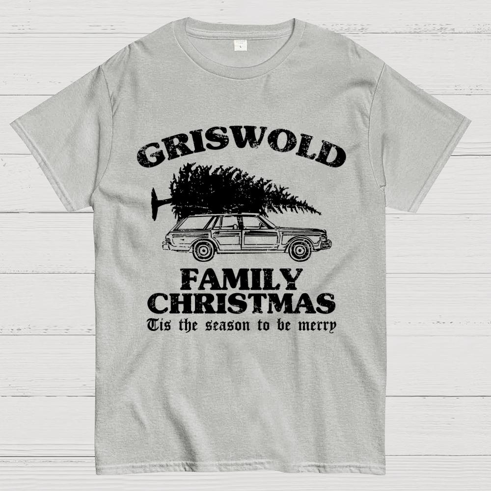 Griswold Family Christmas Cotton Summer Casual Cool Loose T-Shirt
