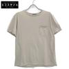 25082-1-92707 Beige Embroidered Pocket T-Shirt Tops L beigeUsed