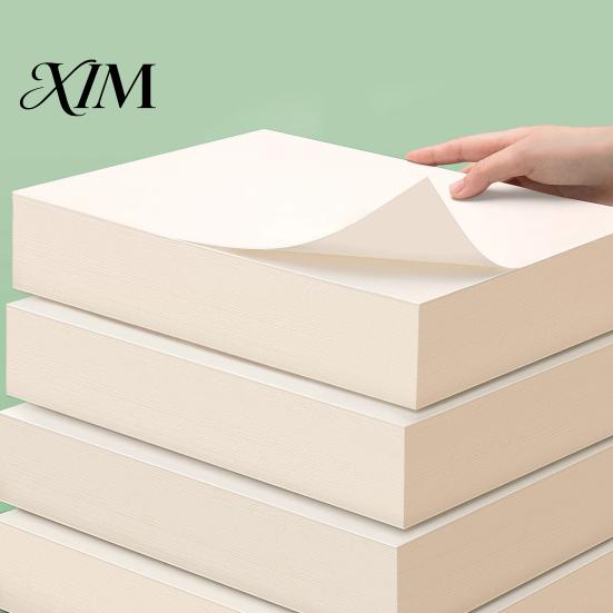 Einfaches weißes Zeichenpapier zum Brainstorming, dickes leeres Kritzelpapier, Premium unliniert, vielseitig, ungerahmt, tägliche Planungsblätter, Mathe-Berechnungen und