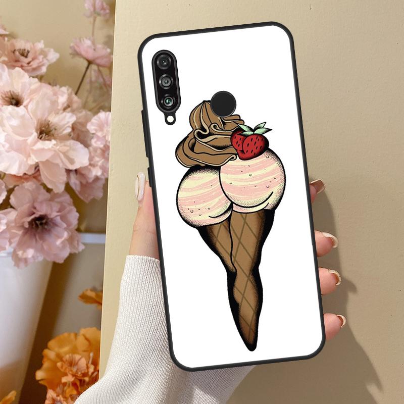 

Сексуальные грибы морковь фрукты чехол для Huawei P30 Lite P40 P20 P50 Pro Nova 5T P Smart 2019 чехол для Honor 50 10i 8X Honor 50 Lite