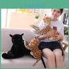 Simulated Panther Stuffed Animal Premium Quality Furry Toy For Adults