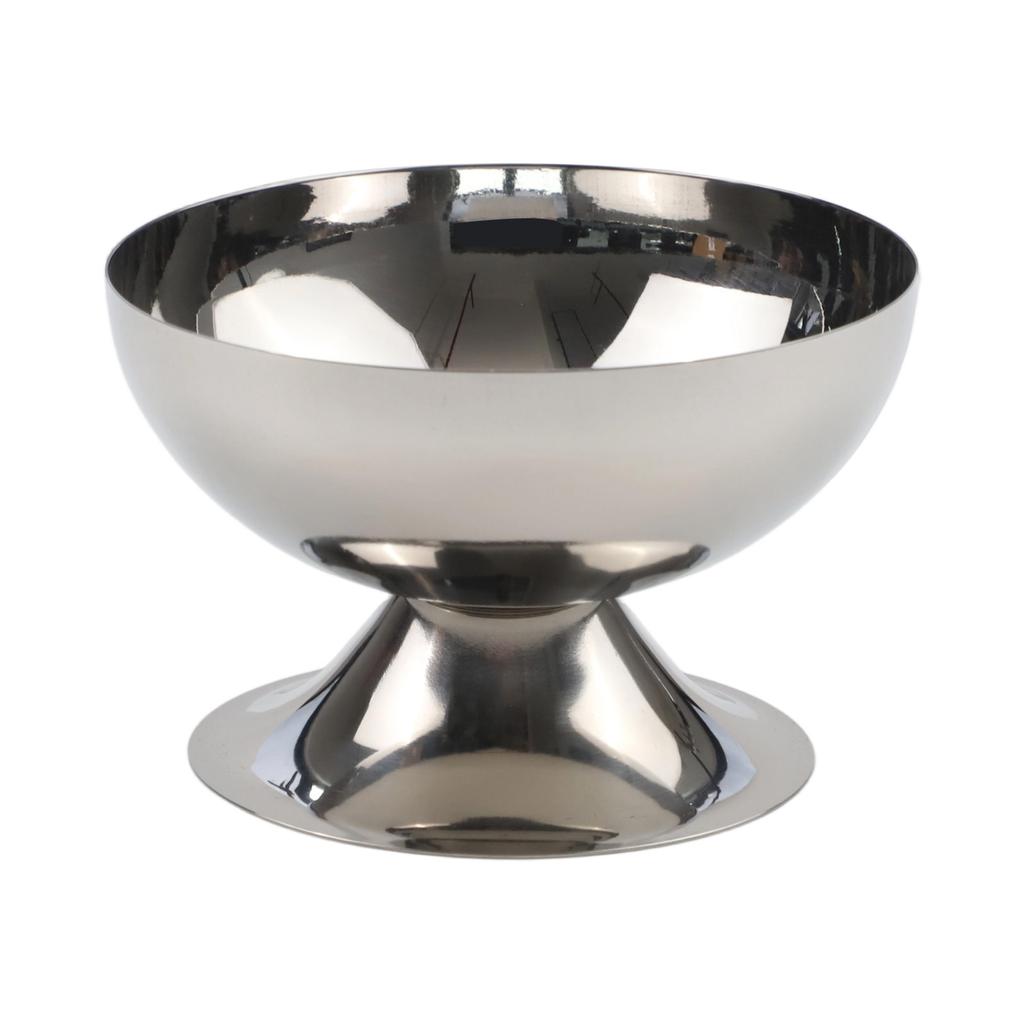 Edelstahl Eisbecher Salatschüssel Dessert Obstteller Geschirr Bar Party Metall Weingläser Küchenwerkzeuge