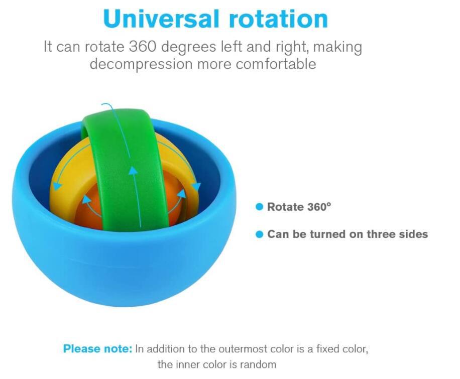TikTok 3D Stress-Relief Flip Ball: Innovative Educational Decompression Toy