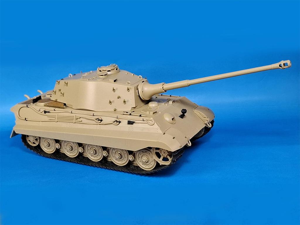 Passion Models 1/35 King Tiger Henschel Turret 3D Detail Up Set (for Tamiya) Plastic Model Parts P35T-022 (Tank)