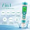 pH Meter for Water 7 in 1 PH/TDS/EC/Salt/S.G/ORP/Temp Meter,pH Tester Digital Backlit Waterproof LCD,TDS Meter EC Meter PPM Meter Suitable for Pools,