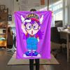 Dr. Slump  Print Flannel Blanket, High quality Comfortable for All Seasons, Home Decor, Warmth and Comfort